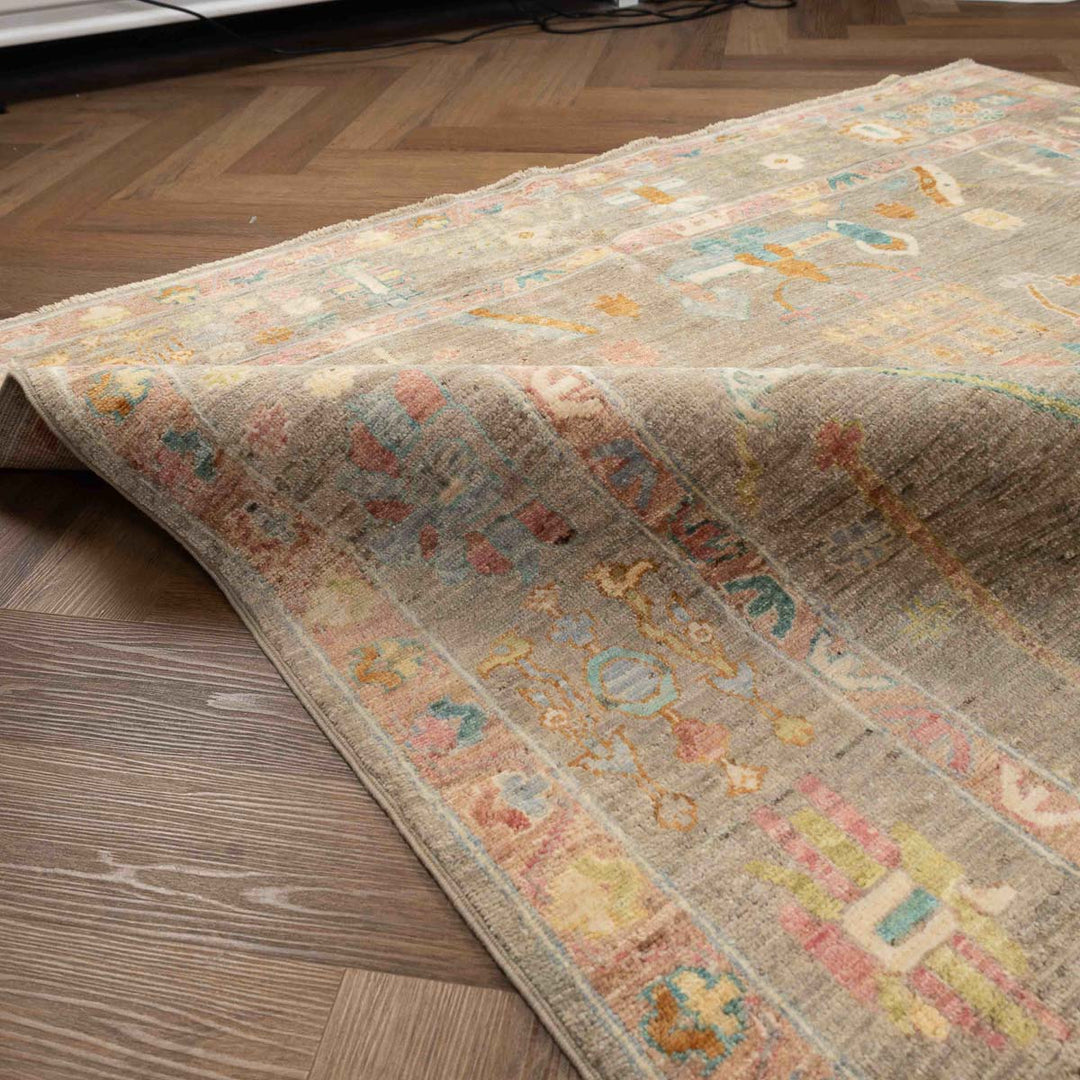 שטיח אושק 00 אפור פסטל 243*176 | Oushak