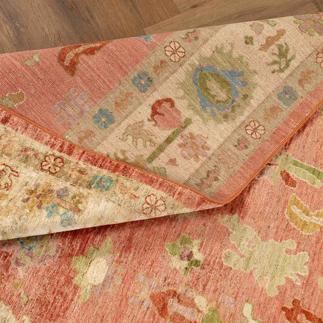 שטיח אושק 00 בז'\אדום  295*208 | Oushak