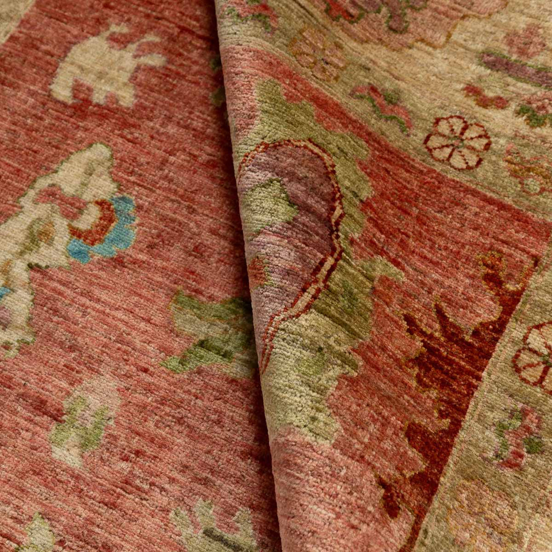 שטיח אושק 00 בז'\אדום  295*208 | Oushak