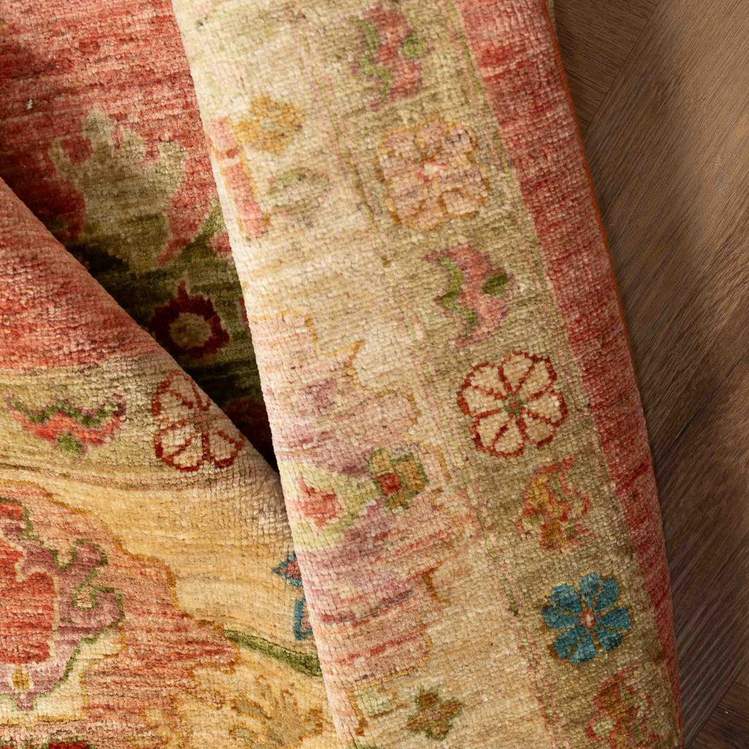 שטיח אושק 00 בז'\אדום  295*208 | Oushak