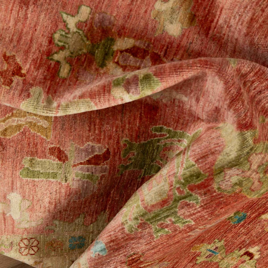 שטיח אושק 00 בז'\אדום  295*208 | Oushak