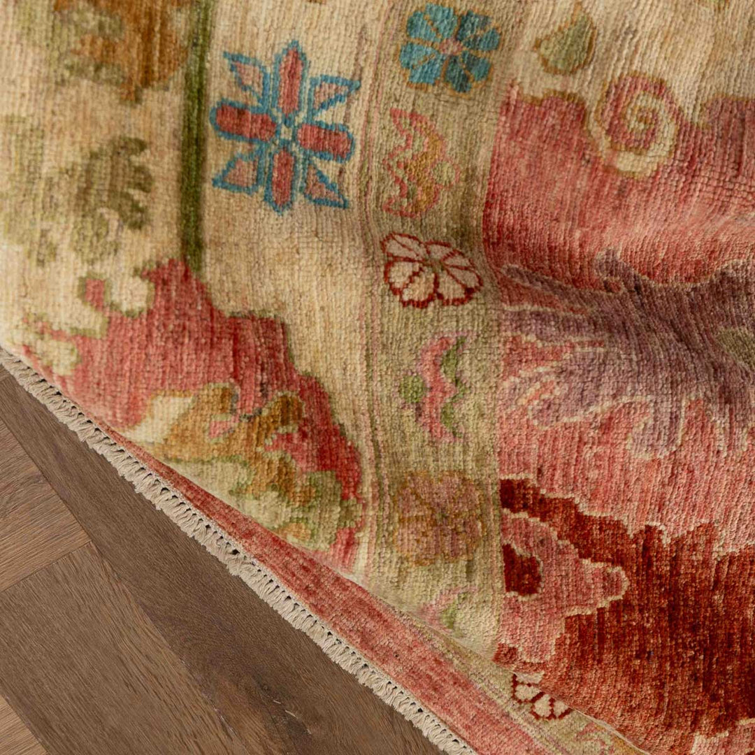 שטיח אושק 00 בז'\אדום  295*208 | Oushak