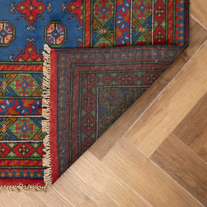 שטיח אפגני בוכרה 00 כחול 235*170 | Bokhara Rug