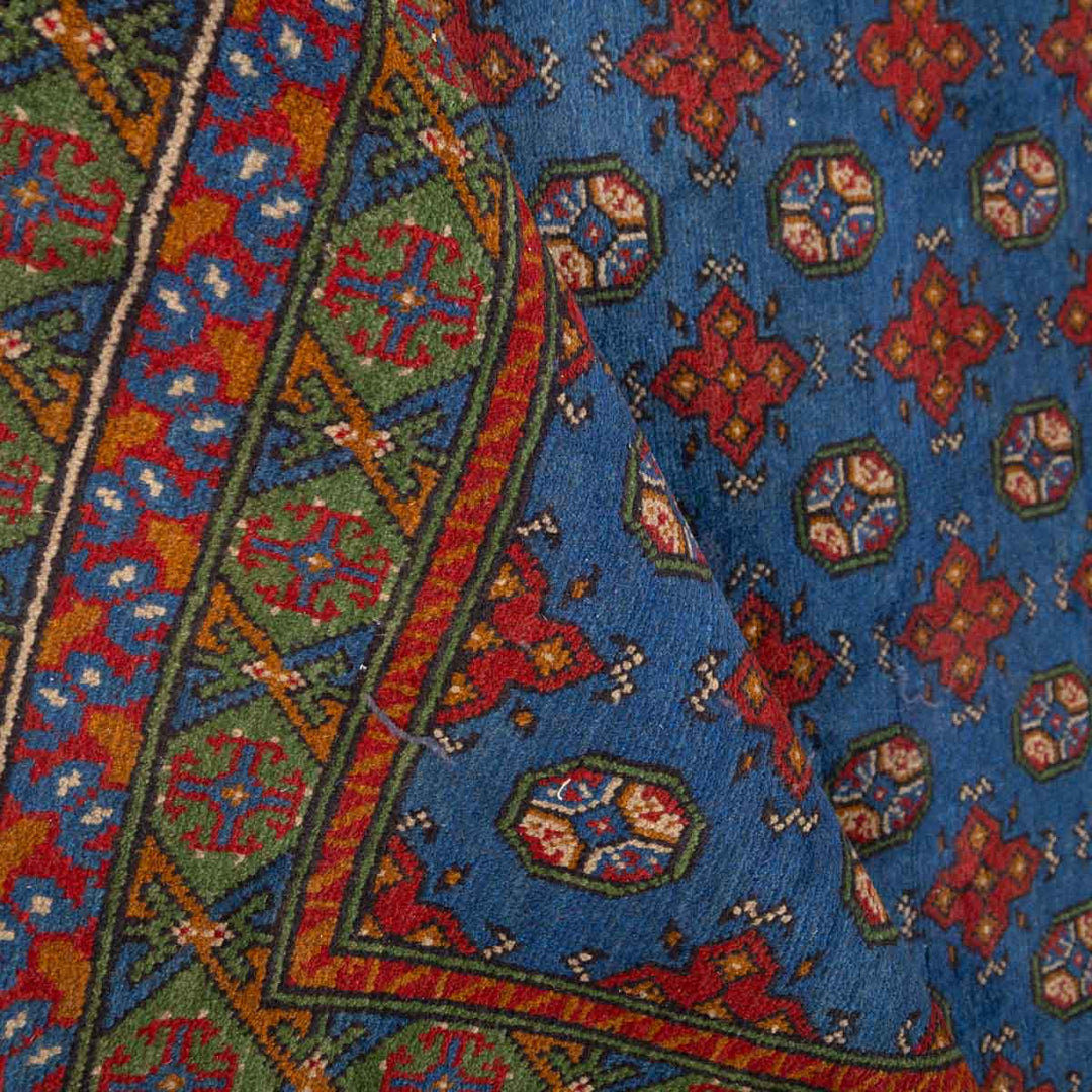 שטיח אפגני בוכרה 00 כחול 235*170 | Bokhara Rug