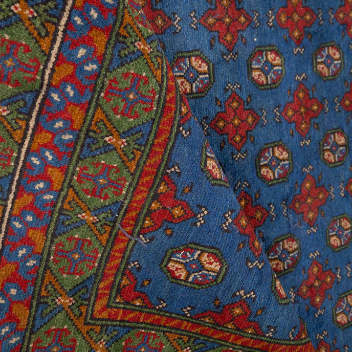 שטיח אפגני בוכרה 00 כחול 235*170 | Bokhara Rug