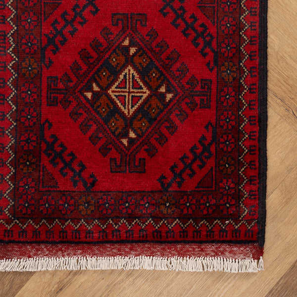 שטיח אפגני חלממדי 1356/181 אדום 150*50