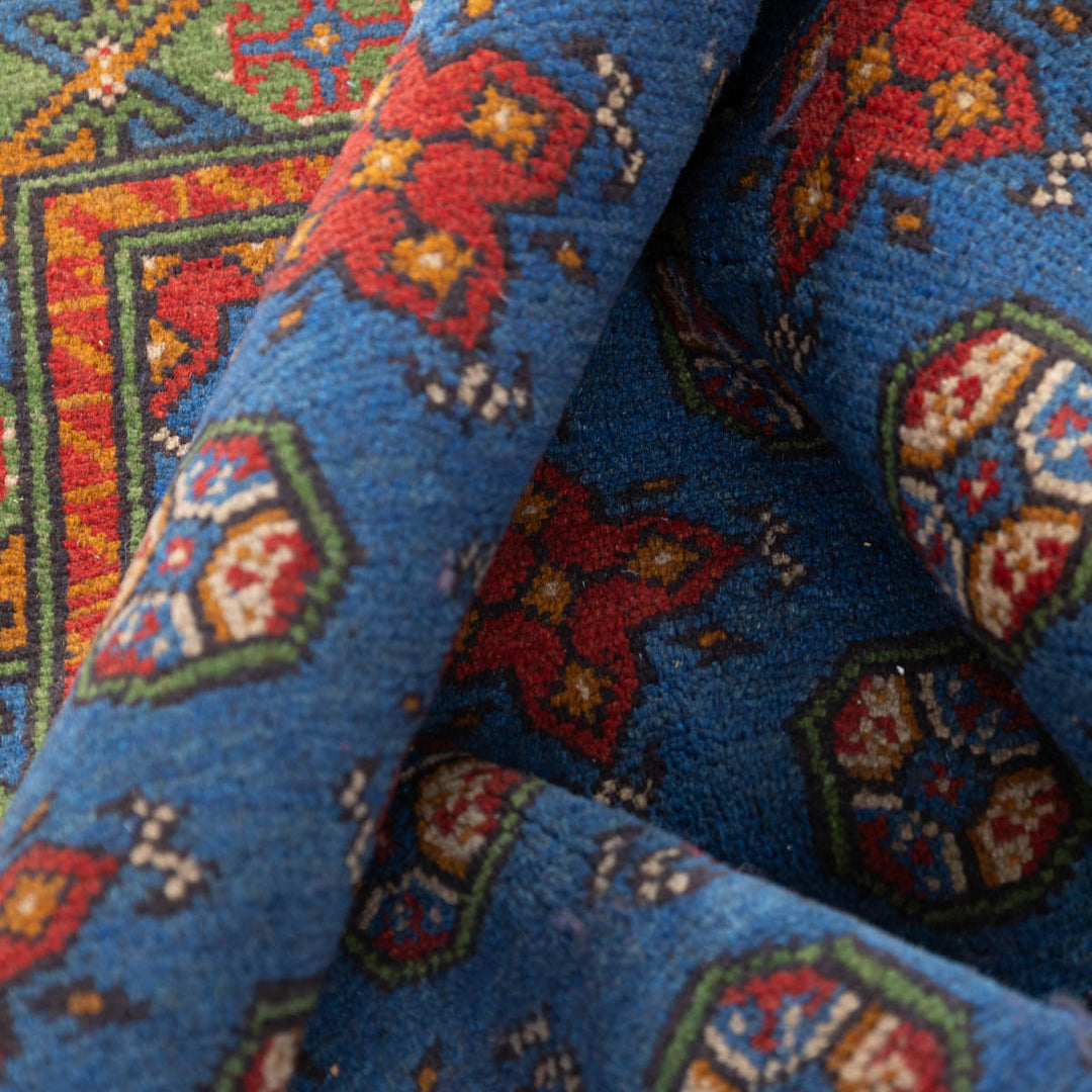 שטיח אפגני בוכרה 00 כחול 235*170 | Bokhara Rug