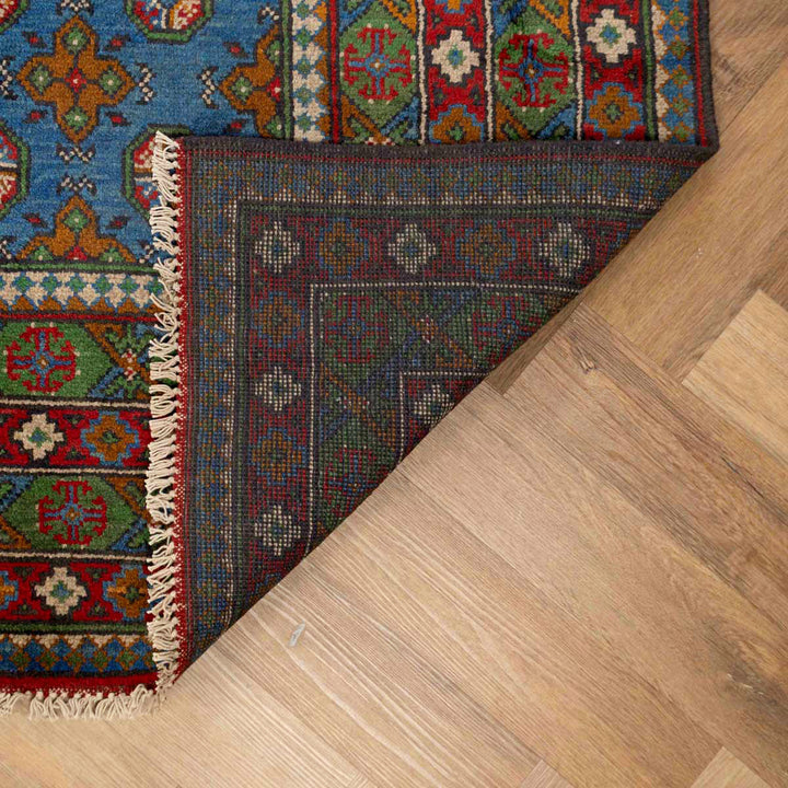 שטיח אפגני בוכרה 00 כחול 242*172 | Bokhara Rug