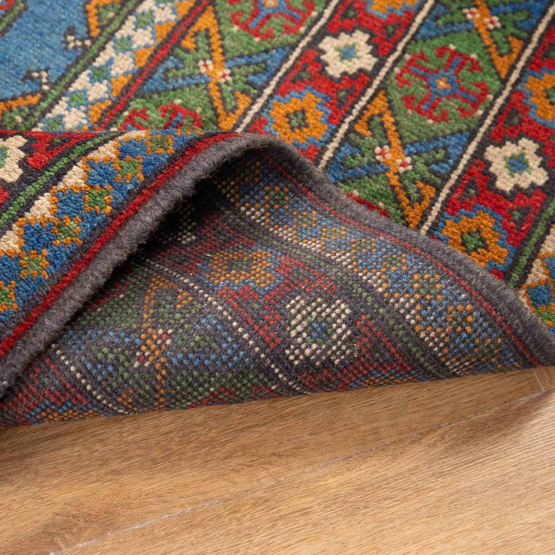 שטיח אפגני בוכרה 00 כחול 242*172 | Bokhara Rug