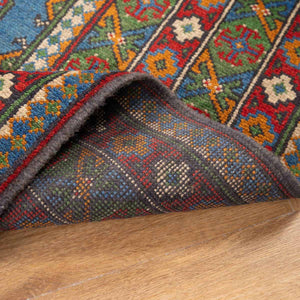 שטיח אפגני בוכרה 00 כחול 242*172 | Bokhara Rug