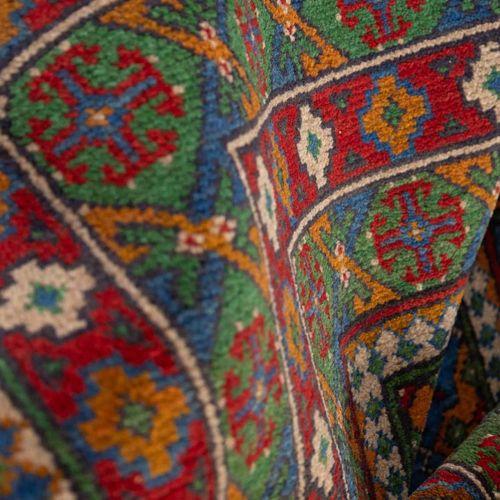 שטיח אפגני בוכרה 00 כחול 242*172 | Bokhara Rug