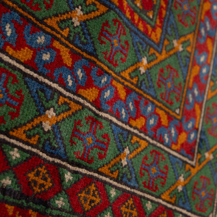 שטיח אפגני בוכרה 00 כחול 241*168 | Bokhara Rug
