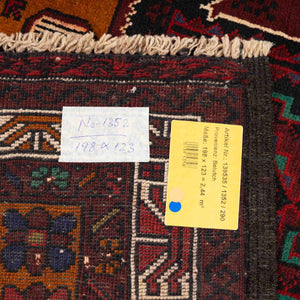 שטיח בלוץ' פרסי אדום 198*123 | Baluch