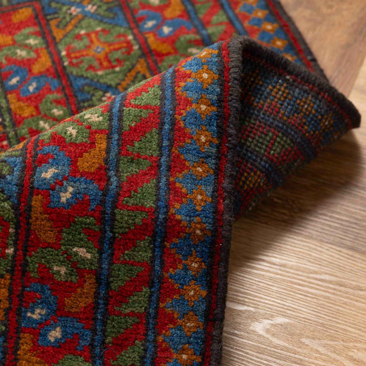 שטיח אפגני בוכרה 00 כחול 201*153 | Bokhara Rug