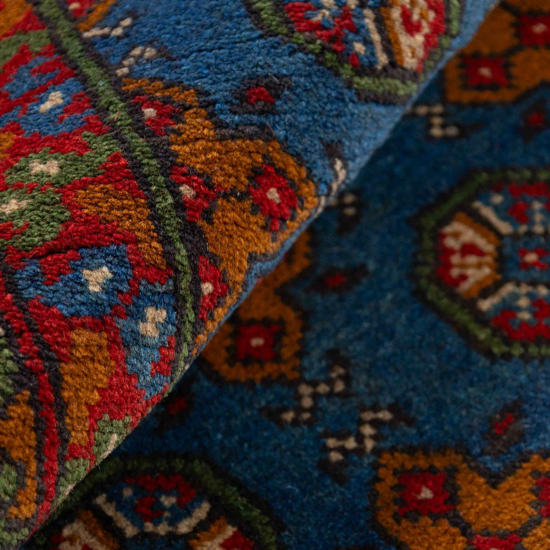 שטיח אפגני בוכרה 00 כחול 201*153 | Bokhara Rug