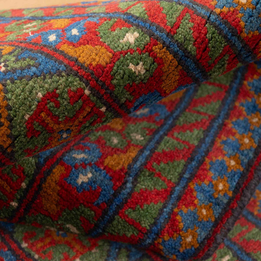 שטיח אפגני בוכרה 00 כחול 201*153 | Bokhara Rug