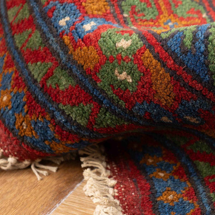 שטיח אפגני בוכרה 00 כחול 201*153 | Bokhara Rug