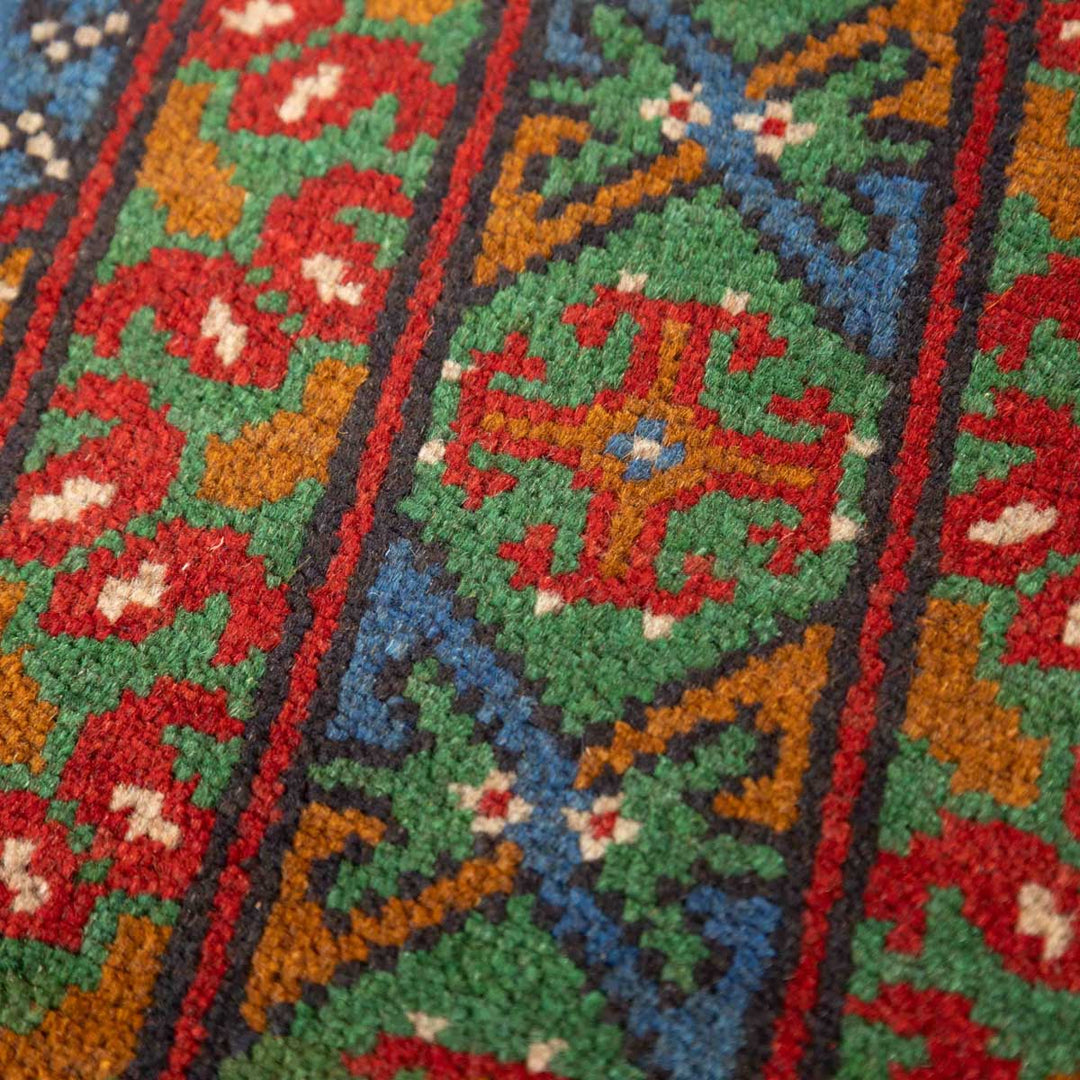 שטיח אפגני בוכרה 00 כחול 198*154 | Bokhara Rug