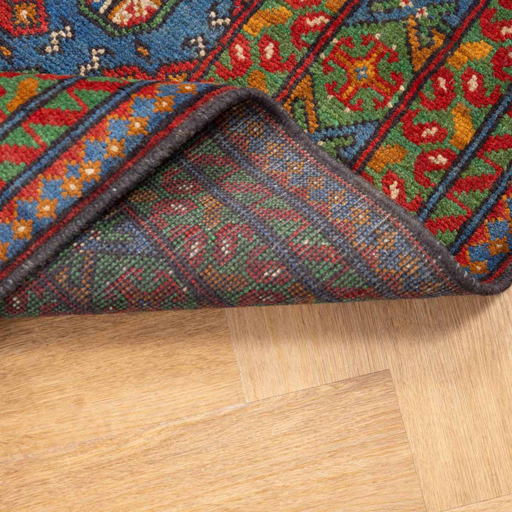 שטיח אפגני בוכרה 00 כחול 198*154 | Bokhara Rug