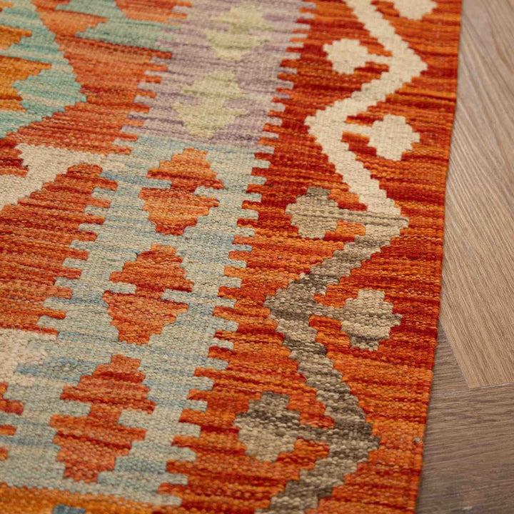 שטיח קילים אפגני 00 צבעוני 392*84