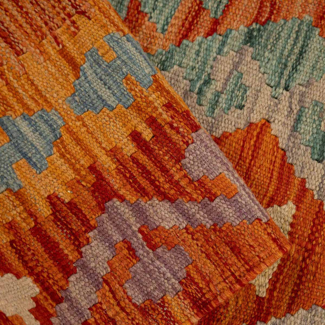 שטיח קילים אפגני 00 צבעוני 392*84