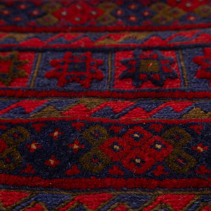 שטיח אוזבקי 00 אדום 202*158 | Uzbek