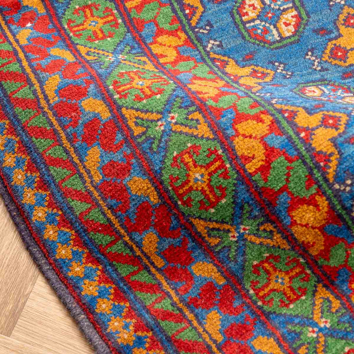 שטיח  אפגני בוכרה 00 כחול 198*152  | Bokhara Rug