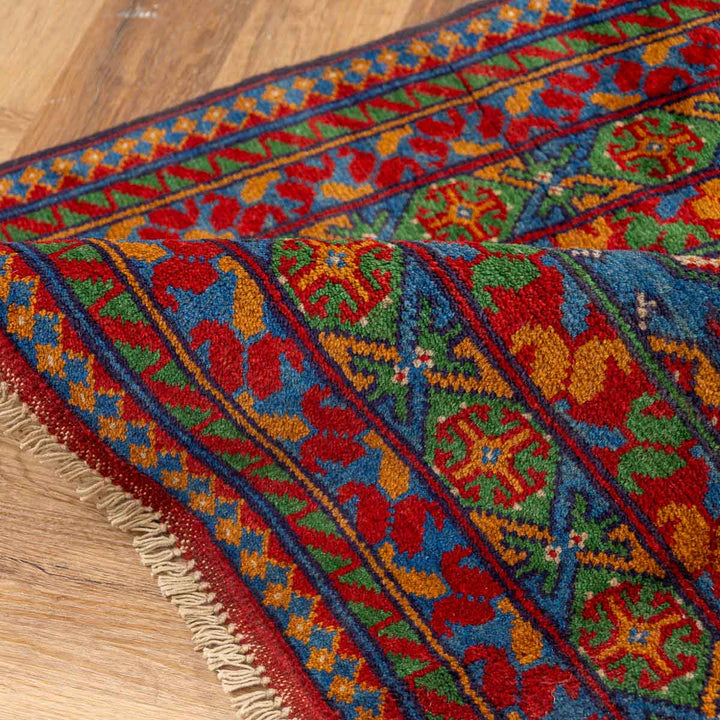 שטיח  אפגני בוכרה 00 כחול 198*152  | Bokhara Rug