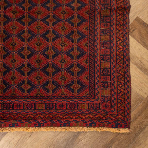 שטיח אוזבקי 00 אדום 196*156 | Uzbek