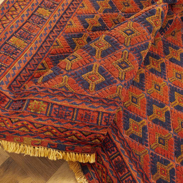 שטיח אוזבקי 00 אדום 196*156 | Uzbek