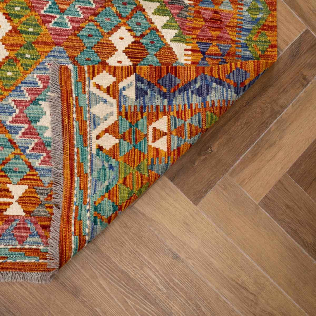 שטיח קילים אפגני 00 צבעוני 247*178