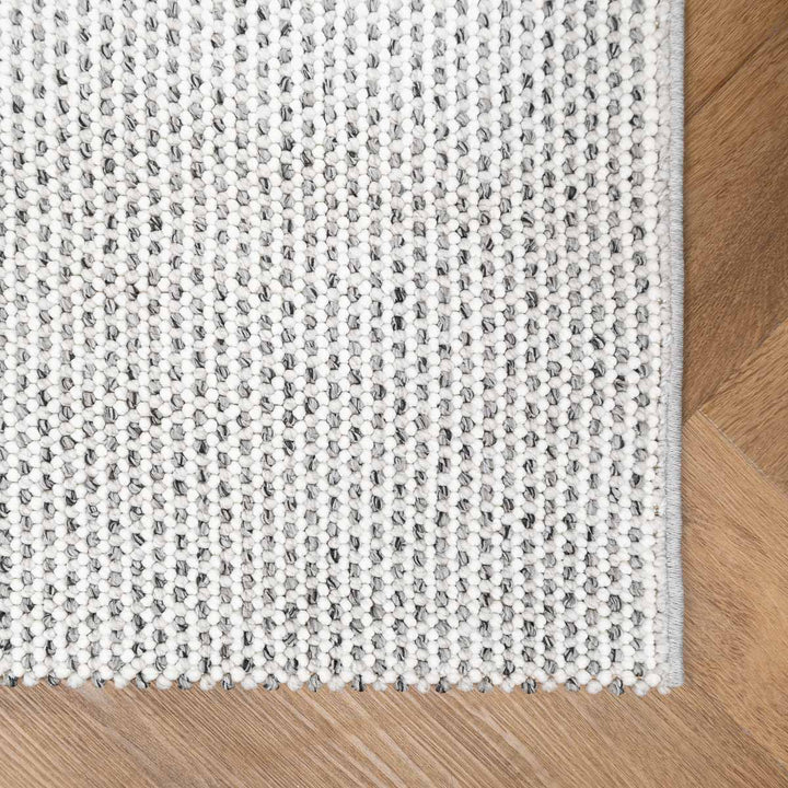 שטיח לופס 01 ראנר אפור כהה/קרם | Loops