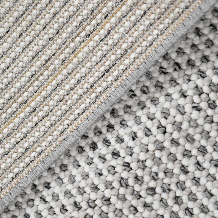 שטיח לופס 01 ראנר אפור כהה/קרם | Loops