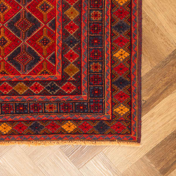 שטיח אוזבקי 00 אדום 191*159 | Uzbek