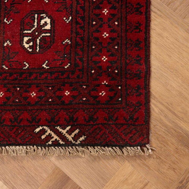 שטיח  אפגני בוכרה 00 אדום 150*50