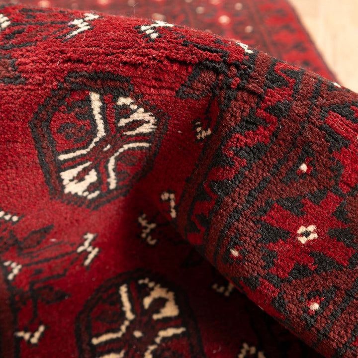 שטיח  אפגני בוכרה 00 אדום 150*50