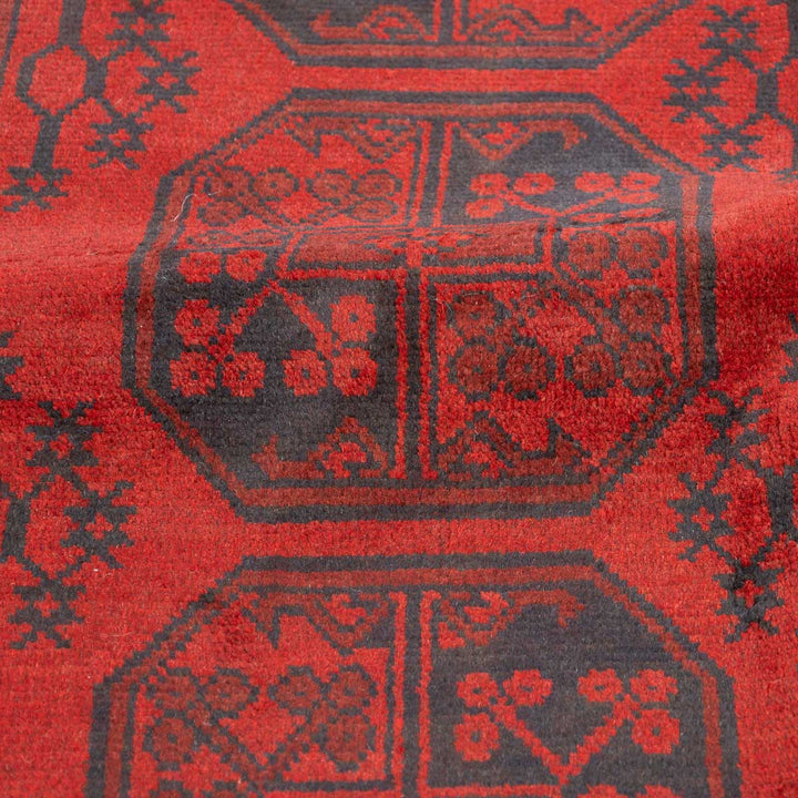 שטיח אפגני רגל פיל 00 אדום 195*150