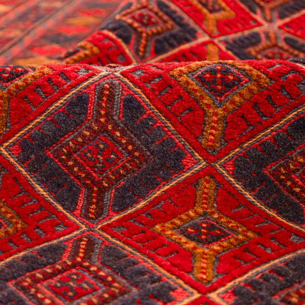 שטיח אוזבקי 00 אדום 191*159 | Uzbek