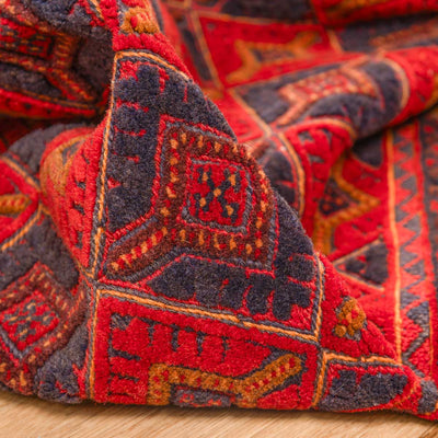 שטיח אוזבקי 00 אדום 191*159 | Uzbek