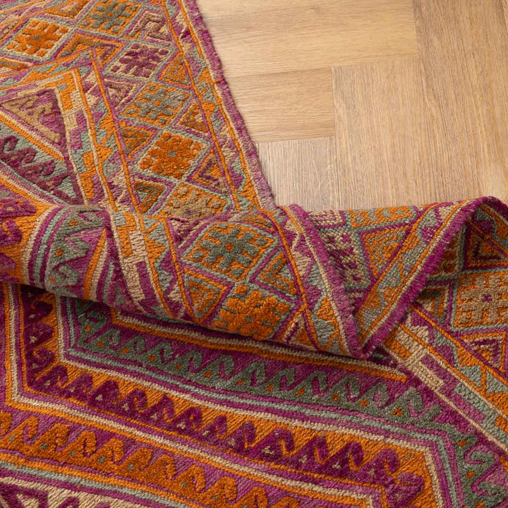 שטיח אוזבקי 00 אדום/כתום 180*150 | Uzbek
