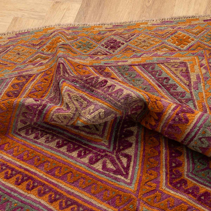 שטיח אוזבקי 00 אדום/כתום 180*150 | Uzbek