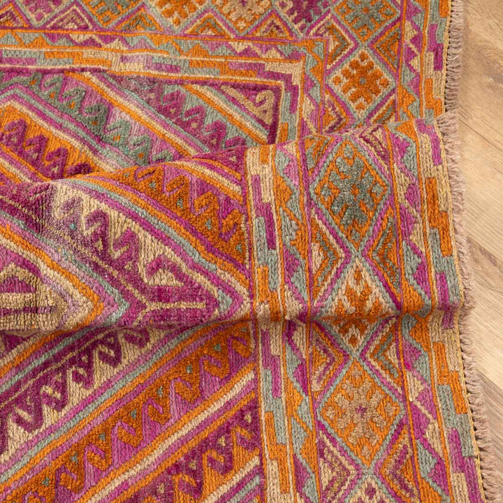 שטיח אוזבקי 00 אדום/כתום 180*150 | Uzbek