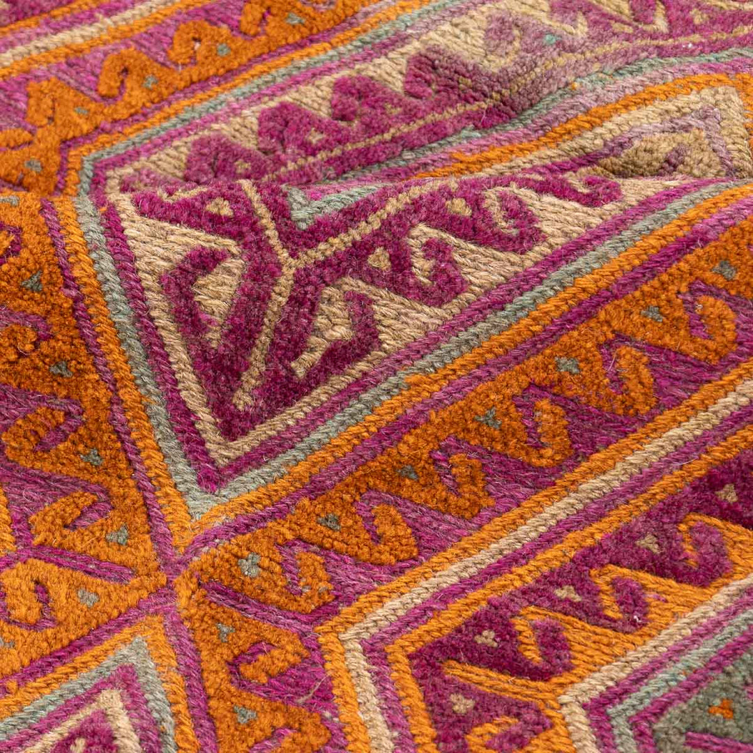 שטיח אוזבקי 00 אדום/כתום 180*150 | Uzbek