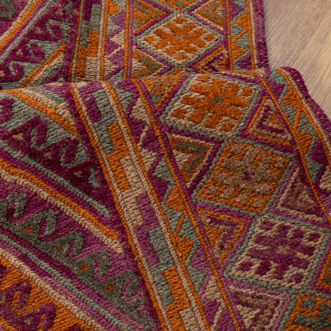 שטיח אוזבקי 00 אדום/כתום 180*150 | Uzbek