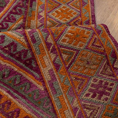 שטיח אוזבקי 00 אדום/כתום 180*150 | Uzbek