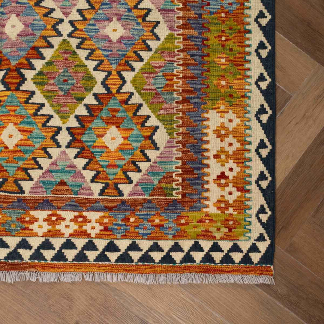 שטיח קילים אפגני 00 צבעוני 253*176