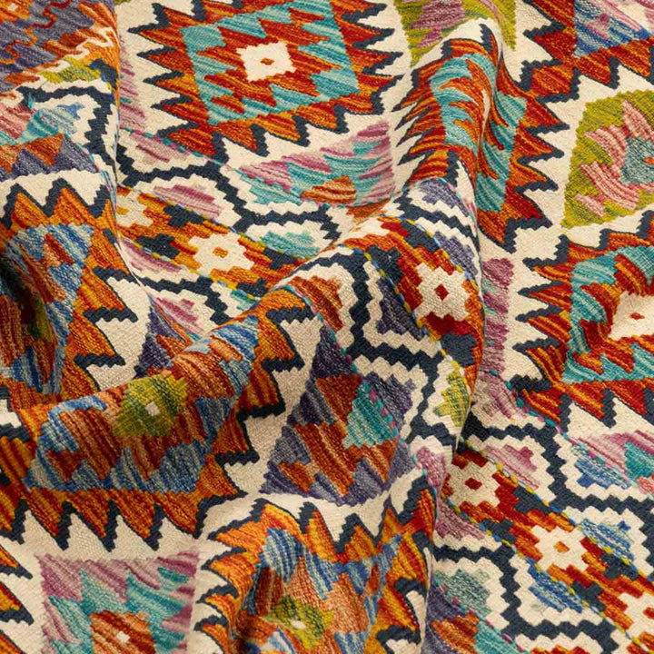 שטיח קילים אפגני 00 צבעוני 253*176