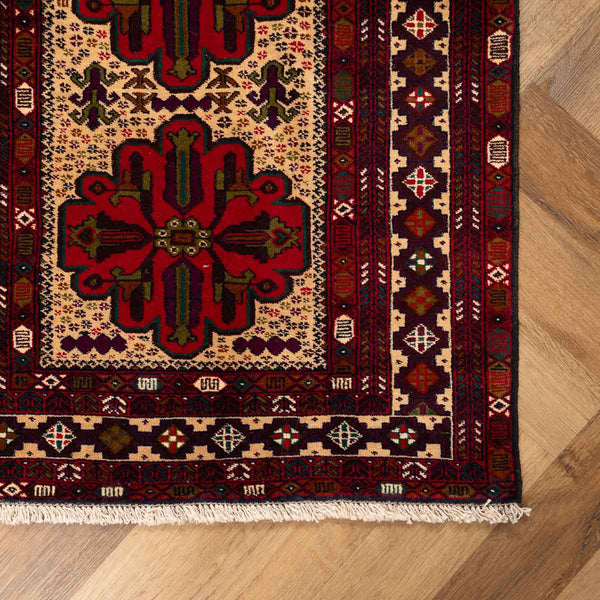 שטיח בלוץ' פרסי אדום 144*87 | Baluch