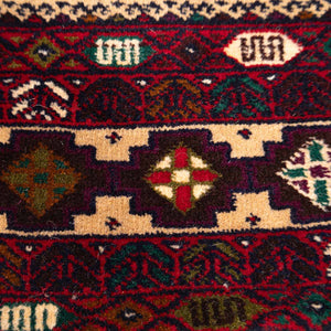 שטיח בלוץ' פרסי אדום 144*87 | Baluch