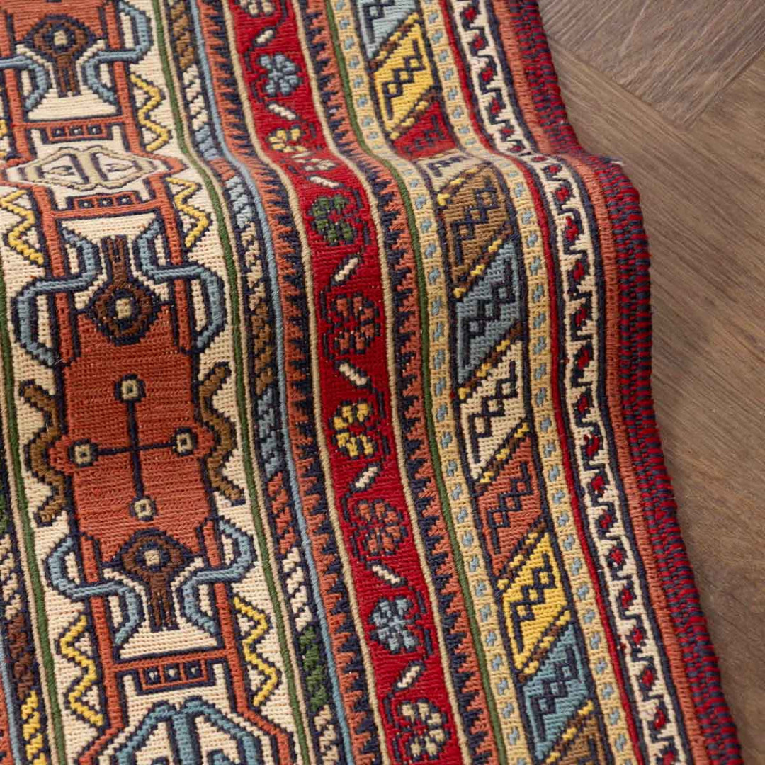 שטיח סומק פרסי 00 צבעוני 283*194 | Persian Sumak